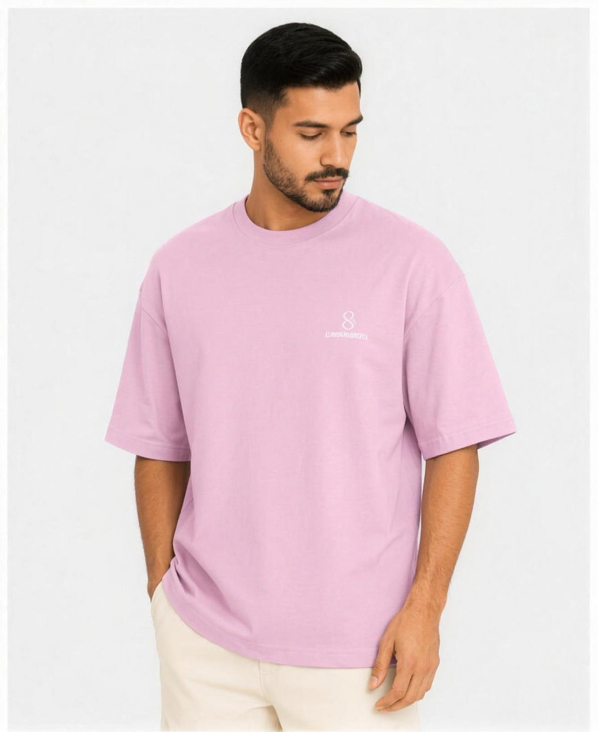 Plain Unisex Terry Oversized Tee