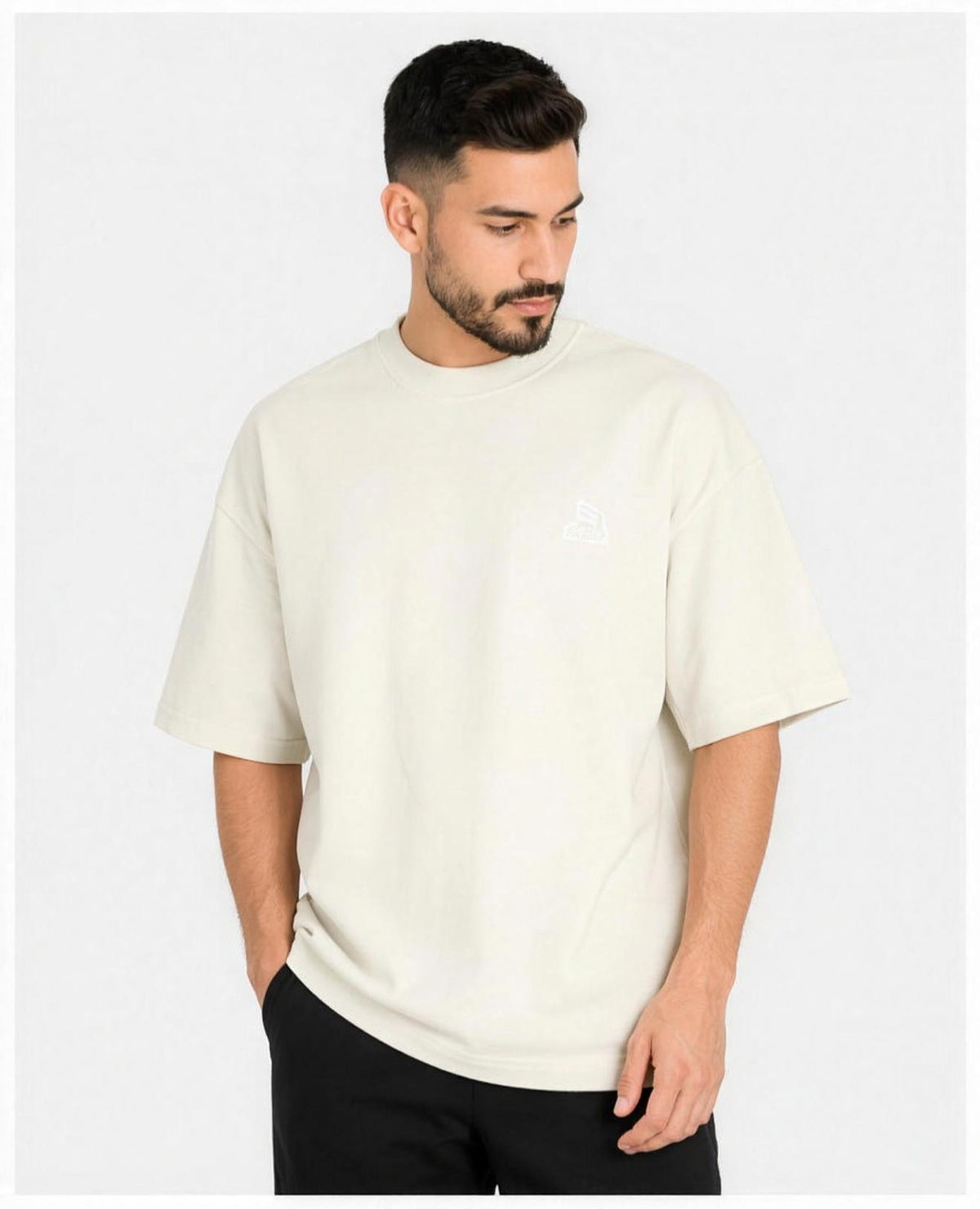 Plain Unisex Terry Oversized Tee