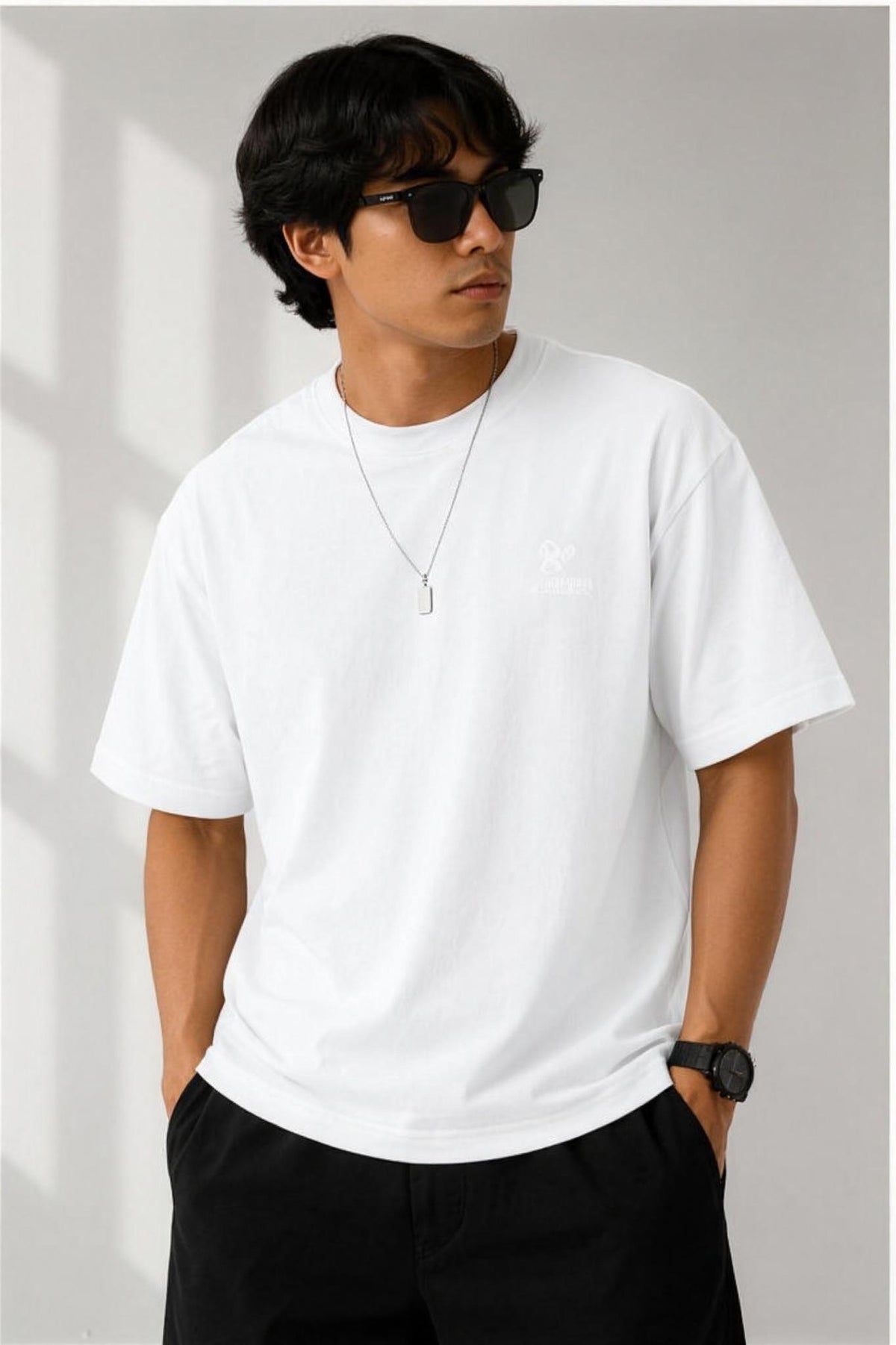 Plain Unisex Stretch T-shirt
