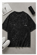 Plain Unisex Acid Washed Oversized Tee